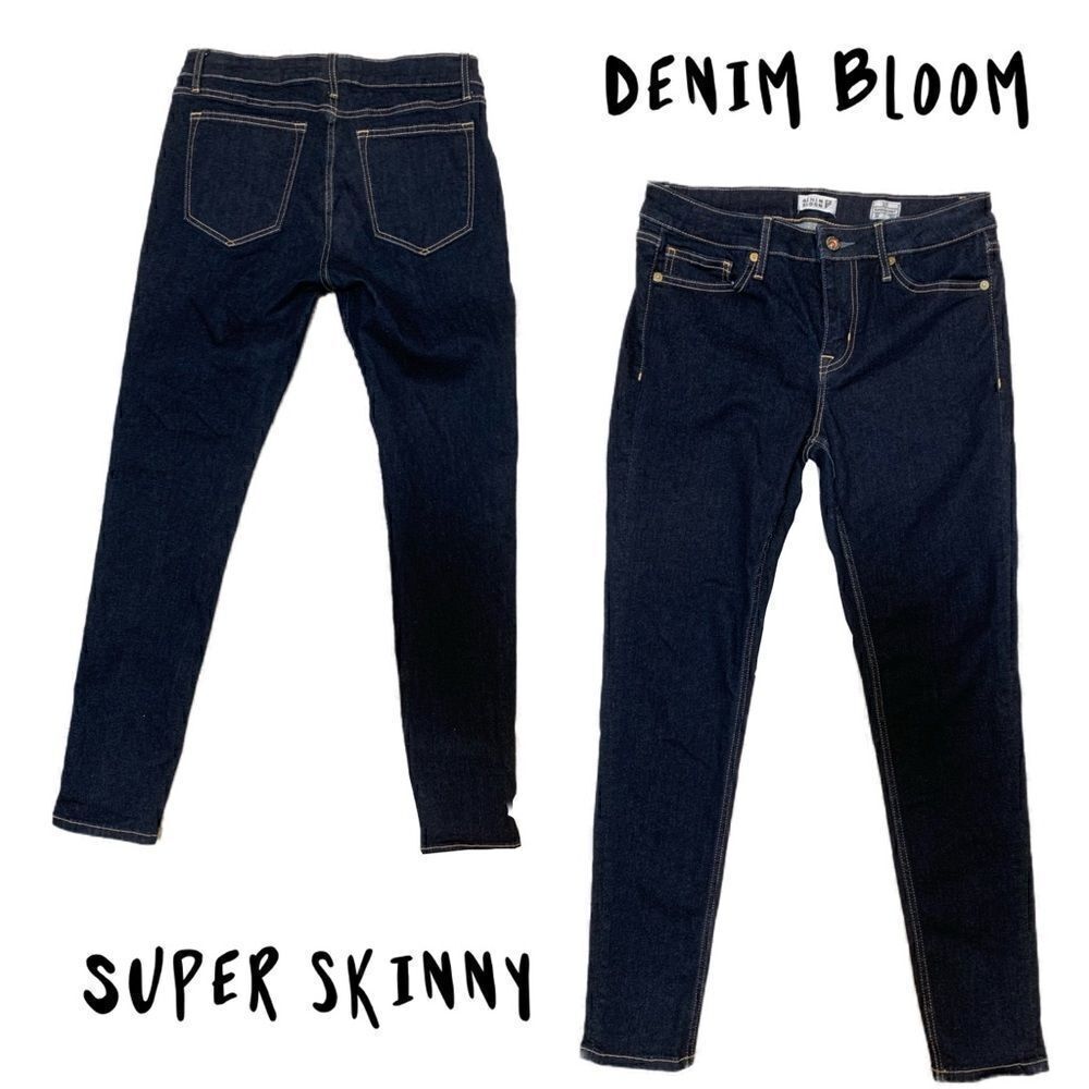 denim bloom 211 super skinny dark wash je… - Picture 2 of 9